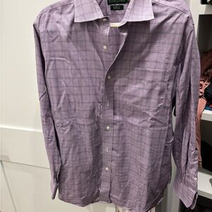 Ralph Lauren Men's Purple Plaid Shirt